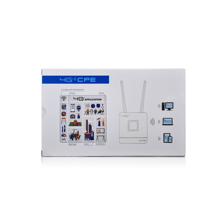 European Version B1/3/7/8/20/38/39/40/41 4G LTE CPE Colorful Screen Router Triple Network Plug and Play Mobile Router, EU Plug - Wireless Routers by PMC TechLife | Online Shopping South Africa | PMC TechLife | Buy Now Pay Later Mobicred