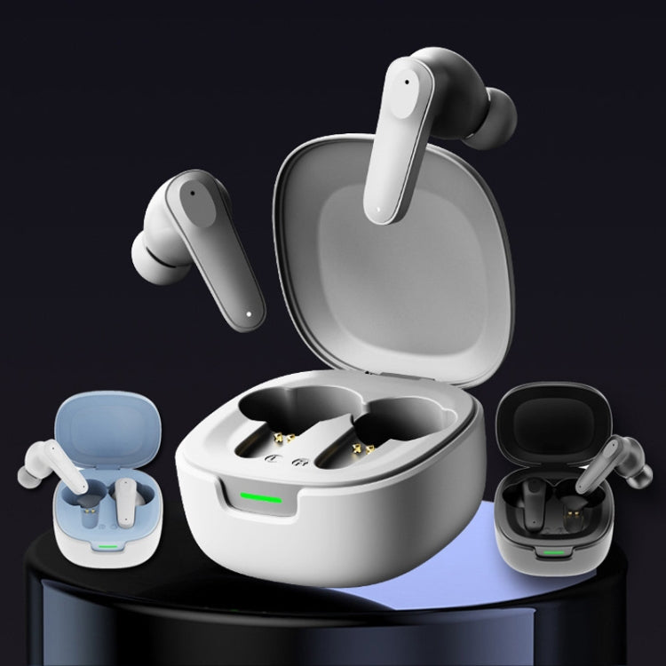 A98 AI Intelligent Translation Wireless Physical Noise Cancellation Bluetooth Earphones(White Blue) -  by PMC TechLife | Online Shopping South Africa | PMC TechLife | Buy Now Pay Later Mobicred