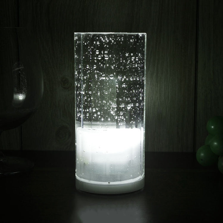 USB Charging LED Round Bar Crystal Lamp KTV Atmosphere Decorative Light, Color: White - Night Lights by PMc TechLife | Online Shopping South Africa | PMc TechLife | Buy Now Pay Later Mobicred