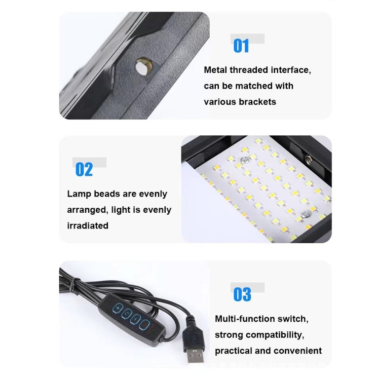 8-inch Light + Gimbal + Telescopic Tripod Desktop Live Square Beauty Fill Light - Selfie Light by PMC TechLife | Online Shopping South Africa | PMC TechLife | Buy Now Pay Later Mobicred