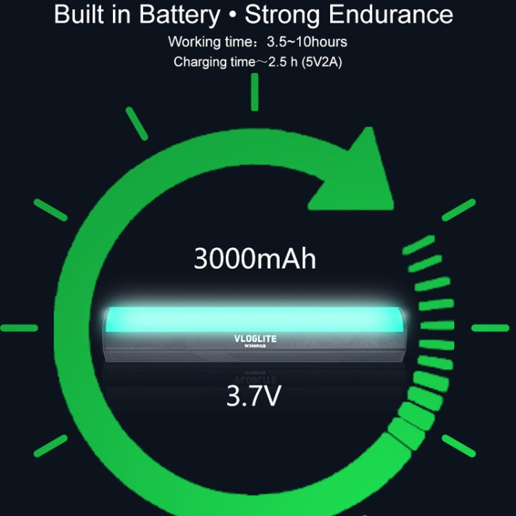 VLOGLITE W200RGB Full Colorful Handheld Fill Light Stick Live Photography Ambient Light Outdoor Lighting - free shipping - PMC TechLife - Order now!