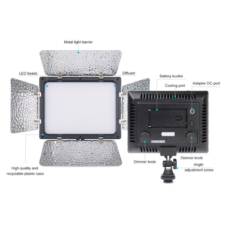 WS-300II Video Fill Light Dual Color Temperature LED Beauty Shooting Light, Spec: Single Lamp+US Plug Adapter -  by PMC TechLife | Online Shopping South Africa | PMC TechLife | Buy Now Pay Later Mobicred