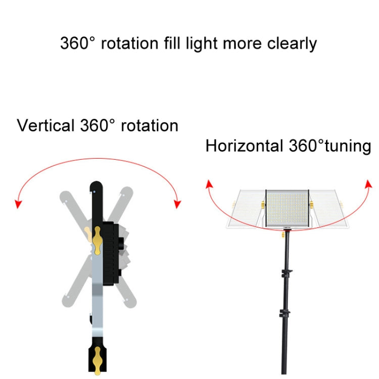 Photography Live LED Fill Light Film And Television Shooting Portrait Soft Video Lighting, Spec: W480 Lamp+EU Plug Adapter -  by PMC TechLife | Online Shopping South Africa | PMC TechLife | Buy Now Pay Later Mobicred