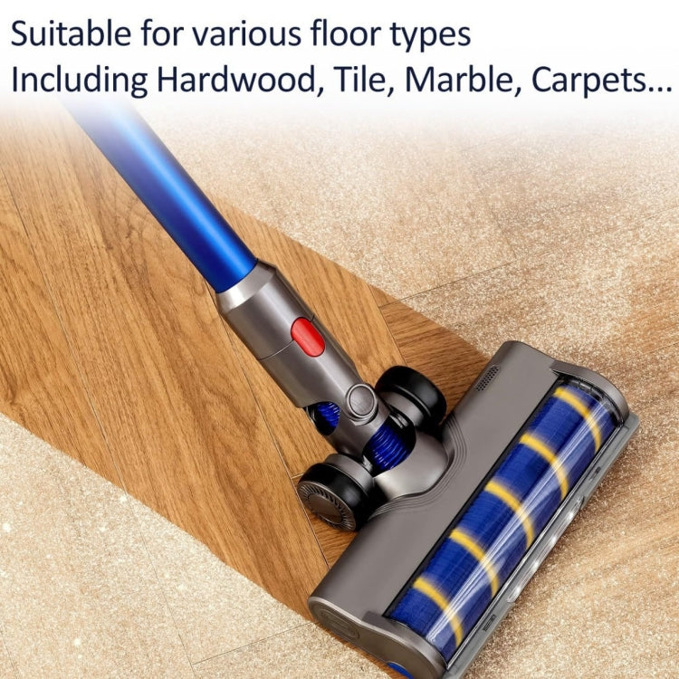 For Dyson V6 / V7 / V8 / V10 / V11 / V15 Soft Velvet Floor Brush & Direct Drive Roller Set with LED Light - For Dyson Accessories by PMC TechLife | Online Shopping South Africa | PMC TechLife | Buy Now Pay Later Mobicred