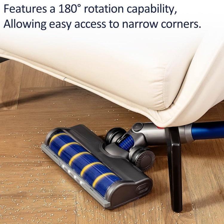 For Dyson V6 / V7 / V8 / V10 / V11 / V15 Soft Velvet Floor Brush & Direct Drive Roller Set with LED Light - For Dyson Accessories by PMC TechLife | Online Shopping South Africa | PMC TechLife | Buy Now Pay Later Mobicred