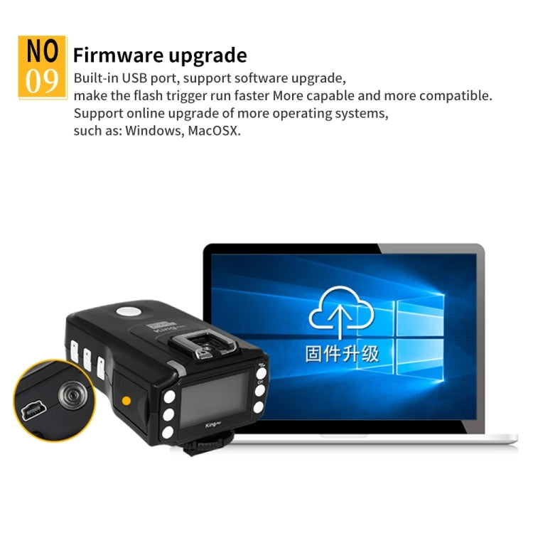 For Sony Pixel King Pro Camera Wireless Radio Flash TTL Transmitter and Receiver - free shipping - PMC TechLife - Order now!