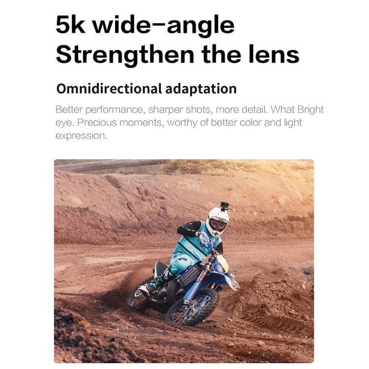 5K/30FPS WIFI HD Anti-Shake Remote Touch Dual-Screen IP68 Waterproof Sports Camera(Microphone Version) - free shipping - PMC TechLife - Order now!