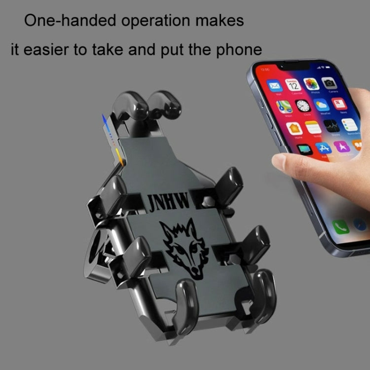 JNHW Motorcycle Bicycle Eight Claw Mobile Phone Navigation Shockproof Bracket, Style: For Rearview Mirror - free shipping - PMC TechLife - Order now!