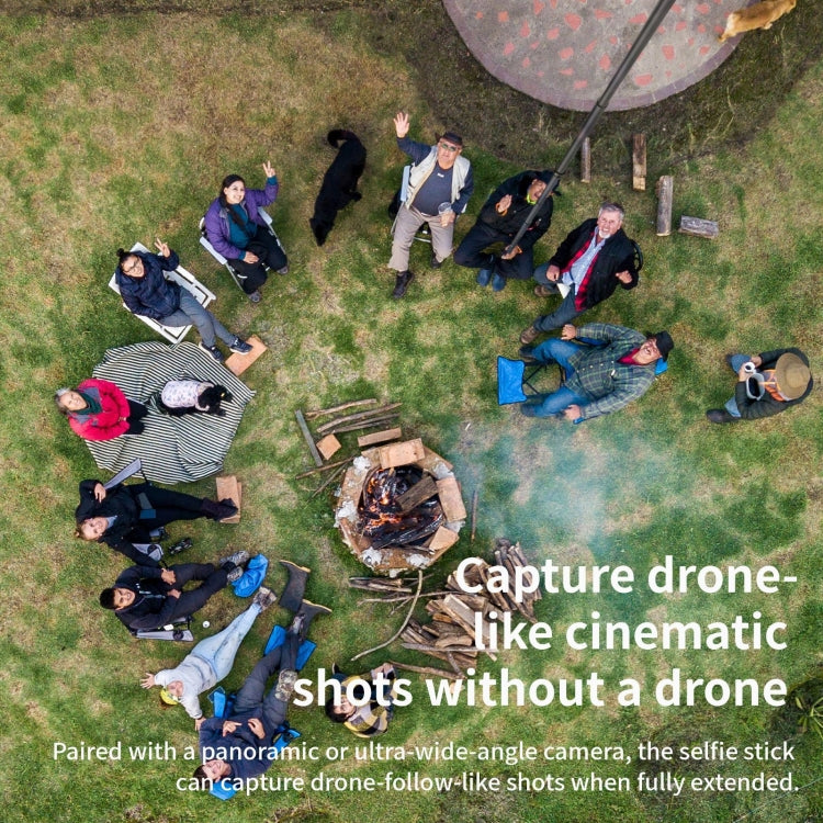 aMagisn 3m Carbon Fiber Invisible Selfie Stick Extension Rod For Action Camera - free shipping - PMC TechLife - Order now!