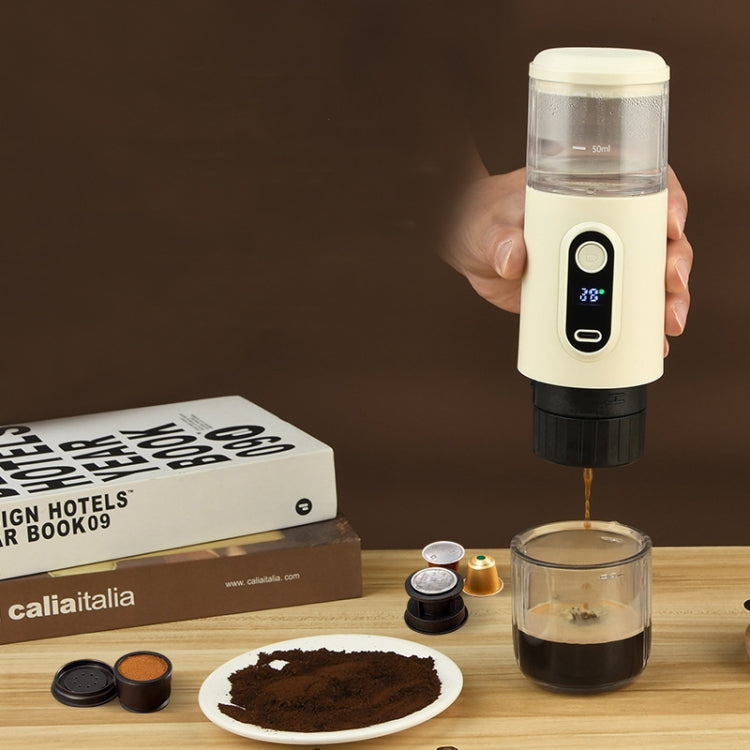 Wireless Portable Coffee Machine Compatible With Ground Coffee & NS Capsule(Black) - free shipping - PMC TechLife - Order now!