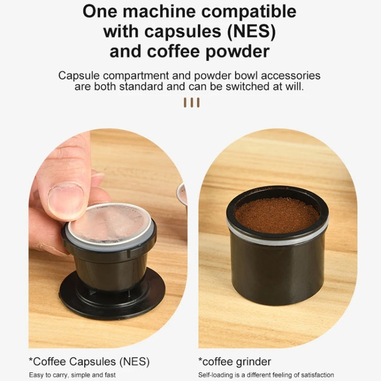 Wireless Portable Coffee Machine Compatible With Ground Coffee & NS Capsule(Black) - free shipping - PMC TechLife - Order now!
