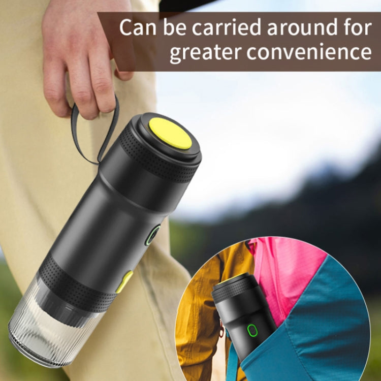 12V 3 In 1 Car Self-heating Coffee Machine Compatible With Large / Small Capsules and Ground Coffee, EU Plug(Black) - free shipping - PMC TechLife - Order now!