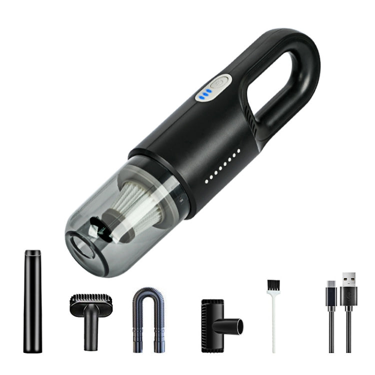 Wireless Car-mounted High-power Suction Handheld Vacuum Cleaner, Color: Black Two-speed Adjustment 11.1V - Vacuum Cleaner by PMC Jewellery | Online Shopping South Africa | PMC Jewellery | Buy Now Pay Later Mobicred