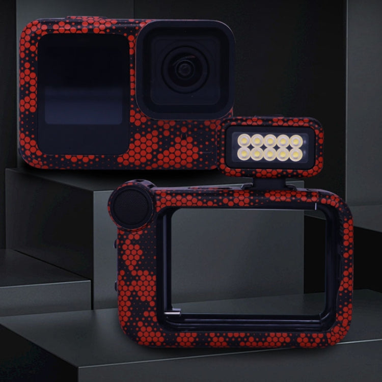 For GOPro HERO13 Black Camera Stickers Body Protective Film, Style: 17 Snake Scale Red - free shipping - PMC TechLife - Order now!