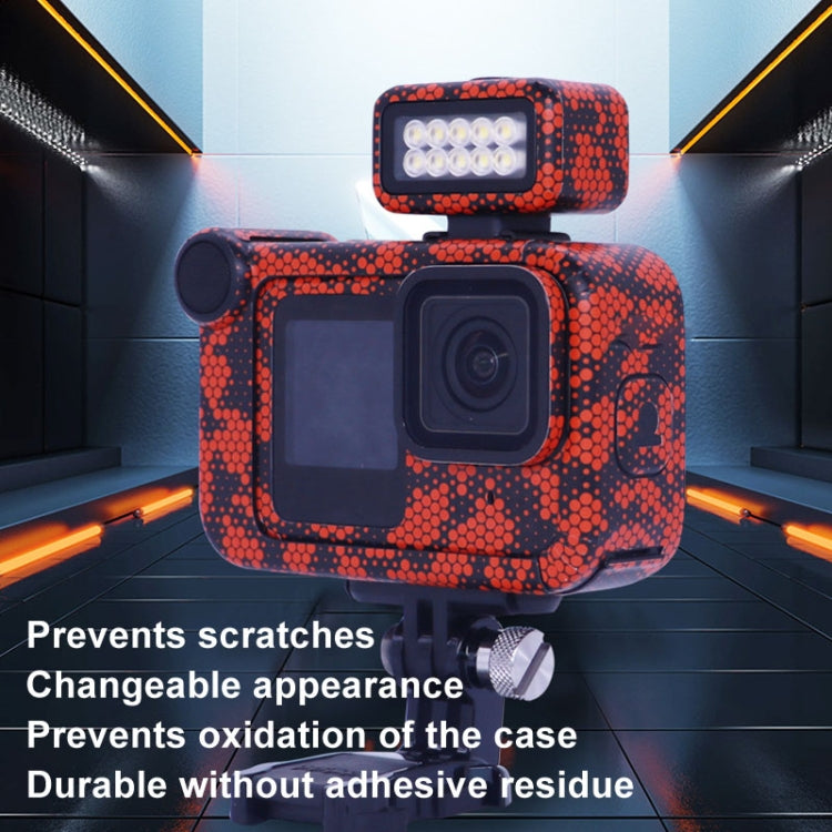 For GOPro HERO13 Black Camera Stickers Body Protective Film, Style: 09 Circuit Black - free shipping - PMC TechLife - Order now!
