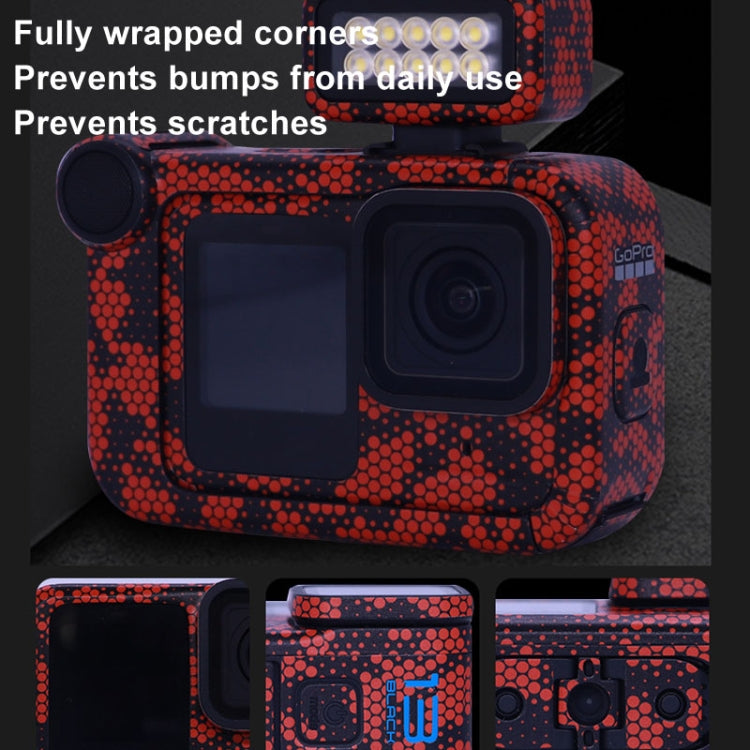 For GOPro HERO13 Black Camera Stickers Body Protective Film, Style: 17 Snake Scale Red - free shipping - PMC TechLife - Order now!