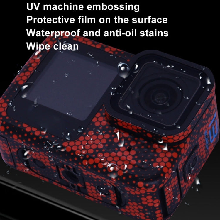 For GOPro HERO13 Black Camera Stickers Body Protective Film, Style: 11 Circuit Red - free shipping - PMC TechLife - Order now!