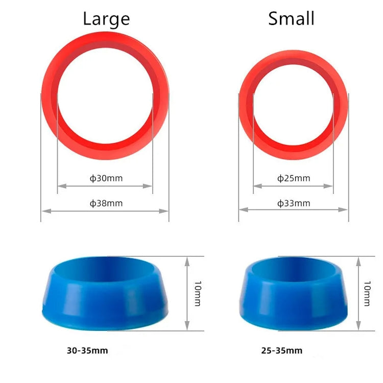 10pcs Mountain Road Bike Seatpost Waterproof Dustproof Cover, Color: Red For 25-30mm - free shipping - PMC TechLife - Order now!