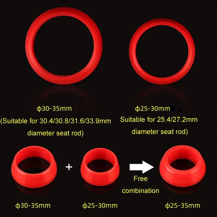 10pcs Mountain Road Bike Seatpost Waterproof Dustproof Cover, Color: Green For 25-30mm - Others by PMC TechLife | Online Shopping South Africa | PMC TechLife | Buy Now Pay Later Mobicred