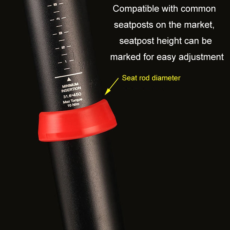 10pcs Mountain Road Bike Seatpost Waterproof Dustproof Cover, Color: Green For 30-35mm - Others by PMC TechLife | Online Shopping South Africa | PMC TechLife | Buy Now Pay Later Mobicred