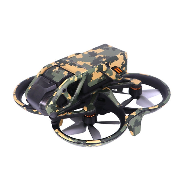 For DJI Avata Single Fuselage Sticker No Adhesive Personalised Stickers(A-05 Black Mesh) - free shipping - PMC TechLife - Order now!