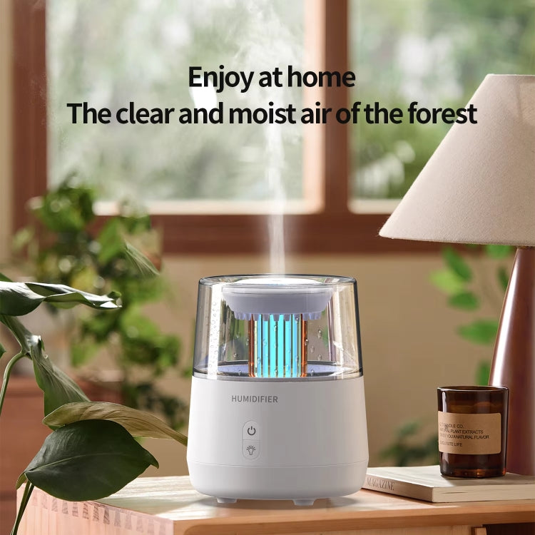 Raindrop Candlelight Aromatherapy Diffuser Air Humidifier with Colorful Lights EU Plug Black - free shipping - PMC TechLife - Order now!