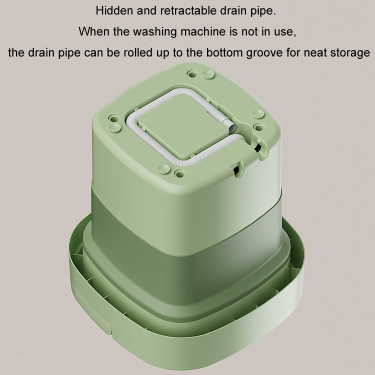 Fully Automatic Mini Foldable Washing Machine With Dehydration Function, Size: EU Plug(Blue) - free shipping - PMC TechLife - Order now!