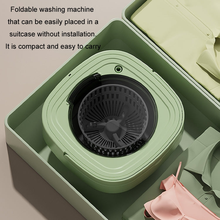 Fully Automatic Mini Foldable Washing Machine With Dehydration Function, Size: AU Plug(Pink) - free shipping - PMC TechLife - Order now!