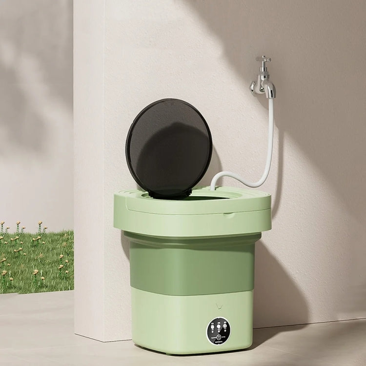 Fully Automatic Mini Foldable Washing Machine With Dehydration Function, Size: US Plug(Yellow) - free shipping - PMC TechLife - Order now!