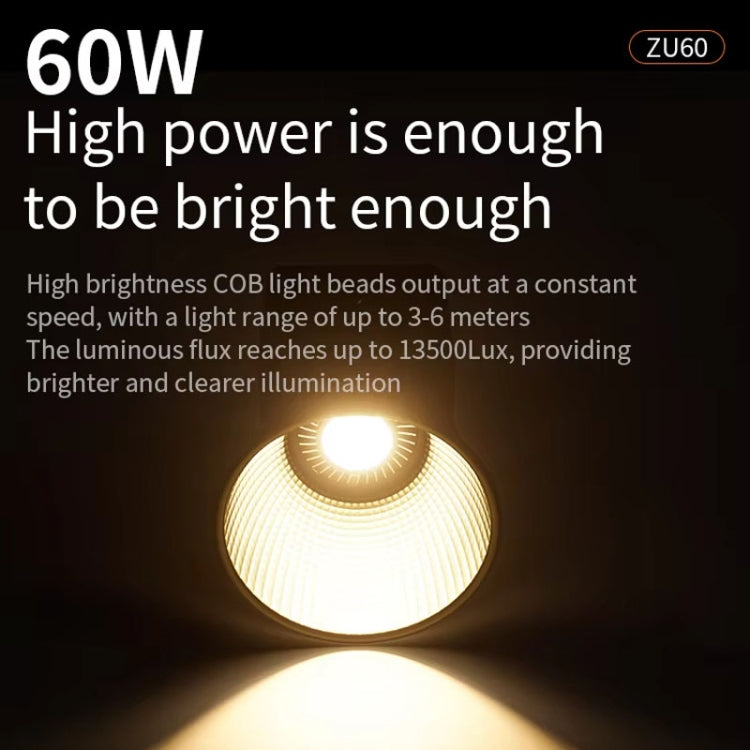 Desiontal ZU-60 60W Hand-Held Camera Light High Power Fill Light, EU Plug, Spec: Standard - free shipping - PMC TechLife - Order now!