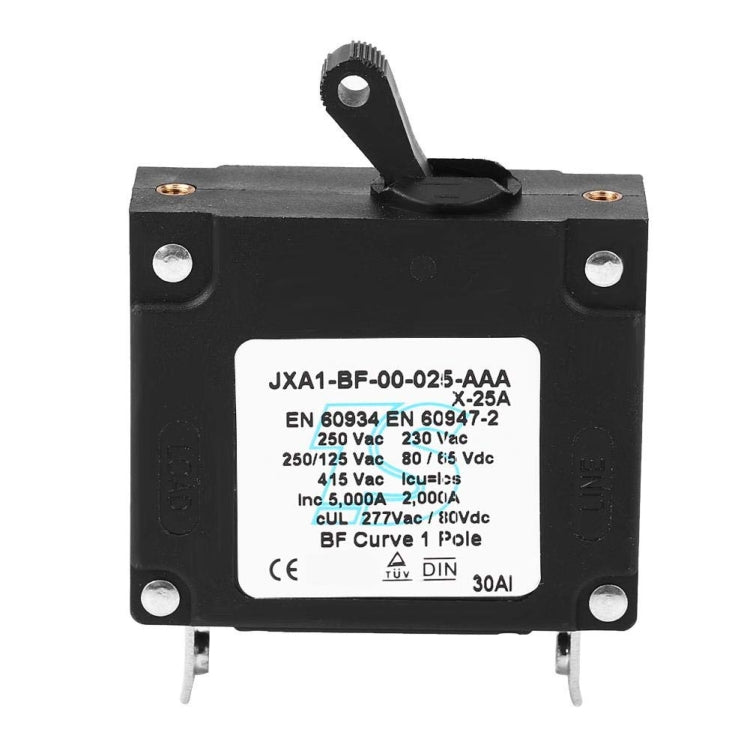 80V DC Overload Hydraulic Reset Circuit Breaker, Rated Current: 25A - Fuse by PMC Jewellery | Online Shopping South Africa | PMC Jewellery | Buy Now Pay Later Mobicred