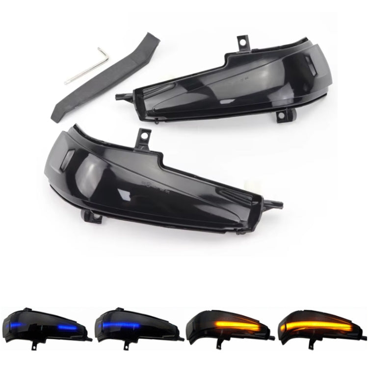 For Honda Civic MK8 Car Dynamic LED Water Flow Turn Signal Rearview Mirror Lights, Color: Blue Yellow Light - Arrow Turn Lights by PMC Jewellery | Online Shopping South Africa | PMC Jewellery | Buy Now Pay Later Mobicred