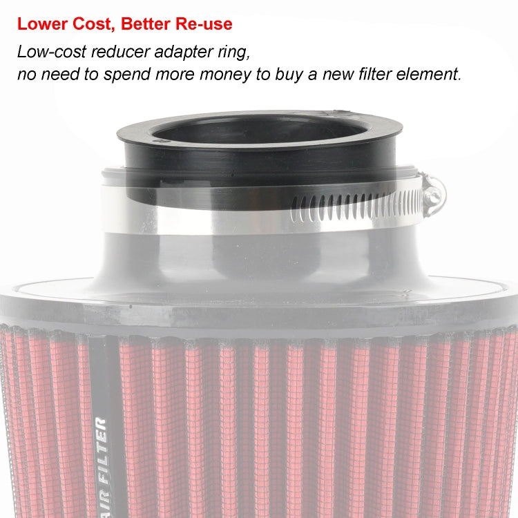 Car Modified Air Filter Reducer Rubber Ring(76mm To 70mm) - Air Conditioning System by PMc TechLife | Online Shopping South Africa | PMc TechLife | Buy Now Pay Later Mobicred