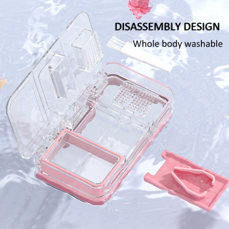 3 In 1 Double-layer Cutting and Grinding Medicine Box Travel Pill Organizer Case(White) - free shipping - PMC TechLife - Order now!