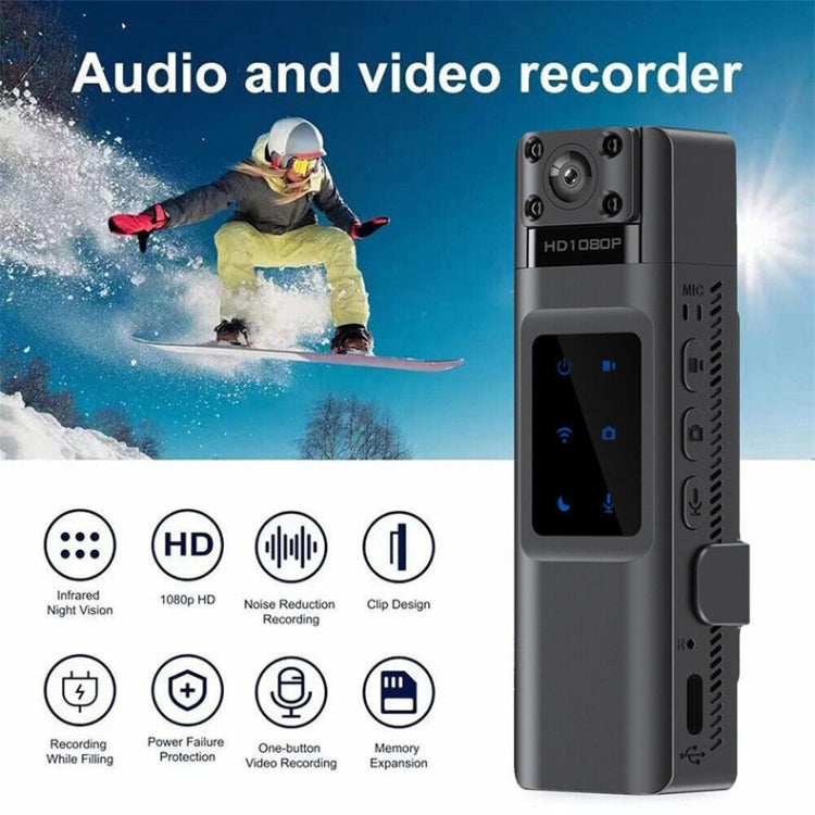 WIFI HD Night Vision Chest-Worn Work Recorder Cycling Camera, Model: L13+32G TF Card+Bracket - free shipping - PMC TechLife - Order now!