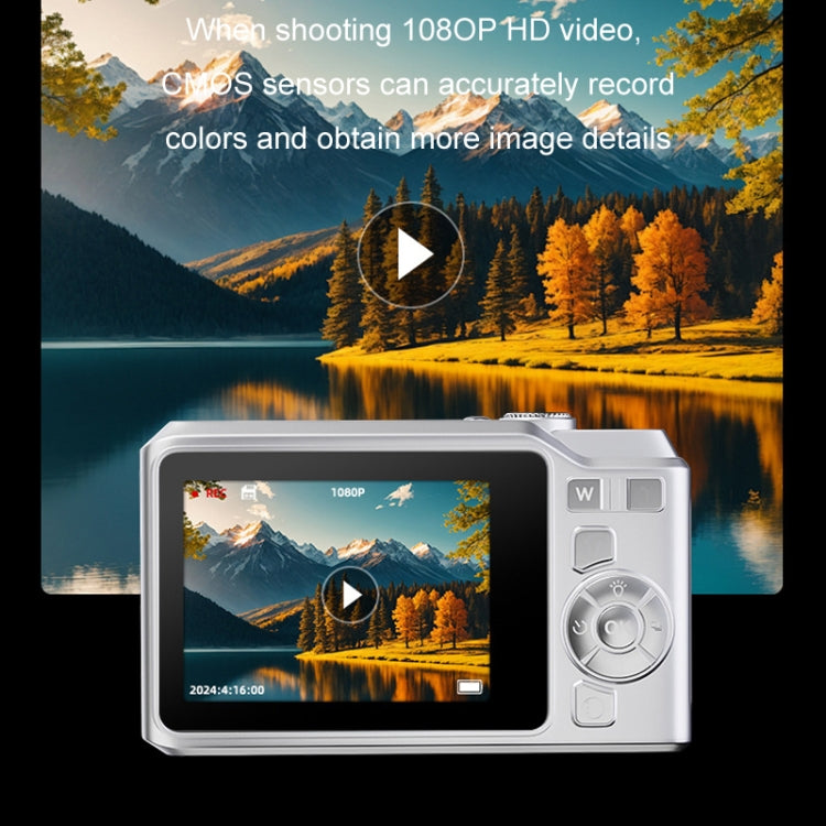 1080P HD Student Retro Digital Card Camera, Color: White - Video Cameras by PMC TechLife | Online Shopping South Africa | PMC TechLife | Buy Now Pay Later Mobicred