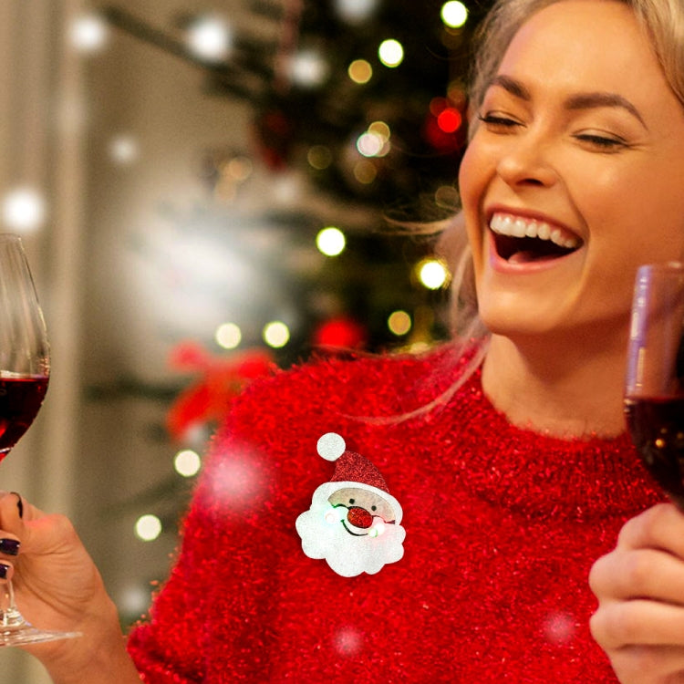 Cartoon Luminous Brooch Decoration Christmas Children and Adult Dress-up Props(Christmas Tree) - free shipping - PMc TechLife - Order now!