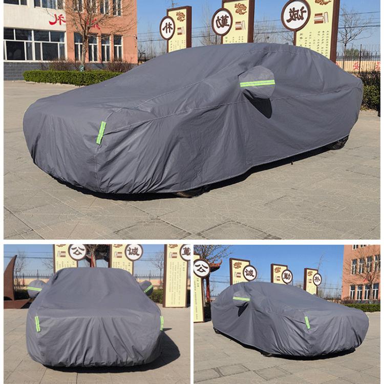 Sedan Car EVA Plus Velvet Thickened Heat Insulation Sunshade With Shark Fin, Size: L 4.6x1.70x1.45m - free shipping - PMc TechLife - Order now!