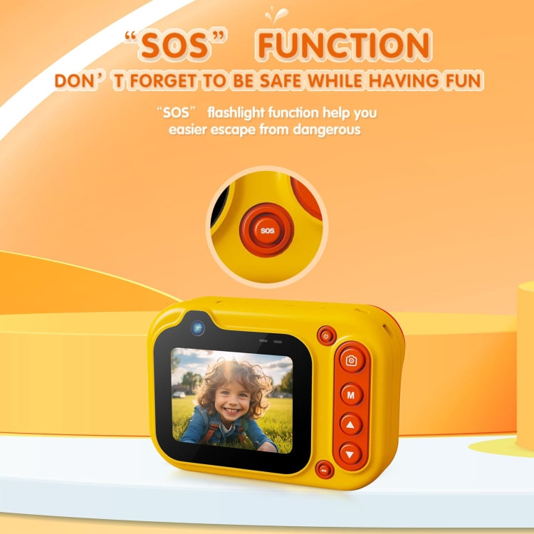 D60 3m Waterproof 2K HD 10X 2.4-inch Outdoor Photo Video Recording Children Mini Camera(Pink) - Children Cameras by PMC TechLife | Online Shopping South Africa | PMC TechLife | Buy Now Pay Later Mobicred