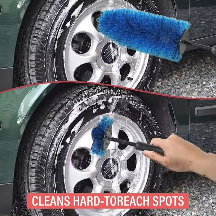 3pcs /Set Car Wash Engine Compartment Cleaning Detail Brush(Blue) - Car washing supplies by PMC TechLife | Online Shopping South Africa | PMC TechLife | Buy Now Pay Later Mobicred