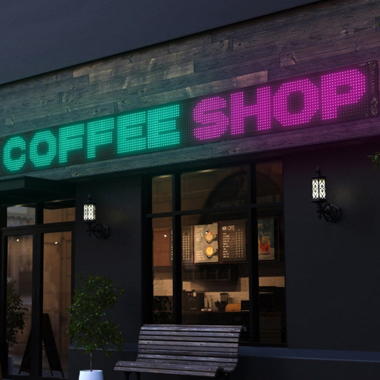 LED Flexible Screen Advertising  Large Screen Supports APP Bluetooth Control 69.4  x 7.6 Inch US Plug - free shipping - PMC TechLife - Order now!