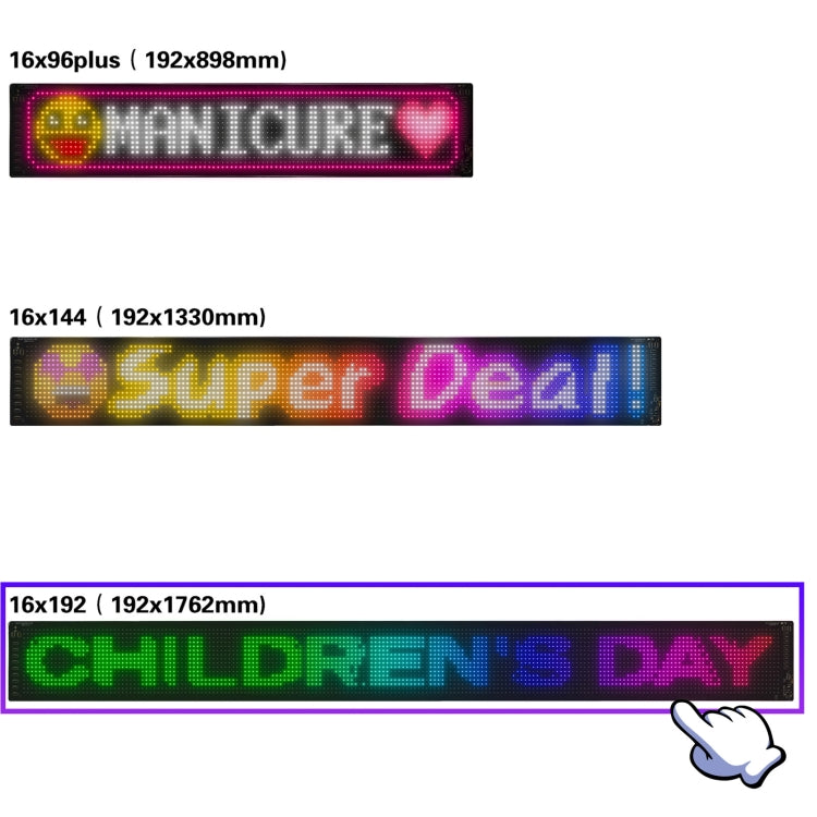 LED Flexible Screen Advertising  Large Screen Supports APP Bluetooth Control 69.4  x 7.6 Inch US Plug - free shipping - PMC TechLife - Order now!