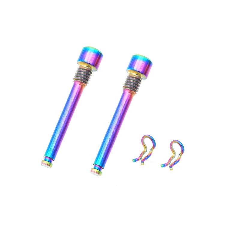 Mountain Road Bicycle Titanium Alloy Clip Pad Latch With Retaining Spring, Color: Pin + Circlip Colorful - Bicycle Brake Parts by PMc TechLife | Online Shopping South Africa | PMc TechLife | Buy Now Pay Later Mobicred