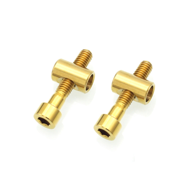 Bicycle Titanium Alloy Seat Post Locking Screws, Color: M6x30 Gold - Bicycle Saddle by PMC TechLife | Online Shopping South Africa | PMC TechLife | Buy Now Pay Later Mobicred