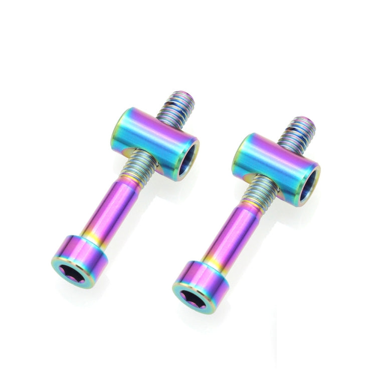 Bicycle Titanium Alloy Seat Post Locking Screws, Color: M6x40 Colorful - Bicycle Saddle by PMC TechLife | Online Shopping South Africa | PMC TechLife | Buy Now Pay Later Mobicred