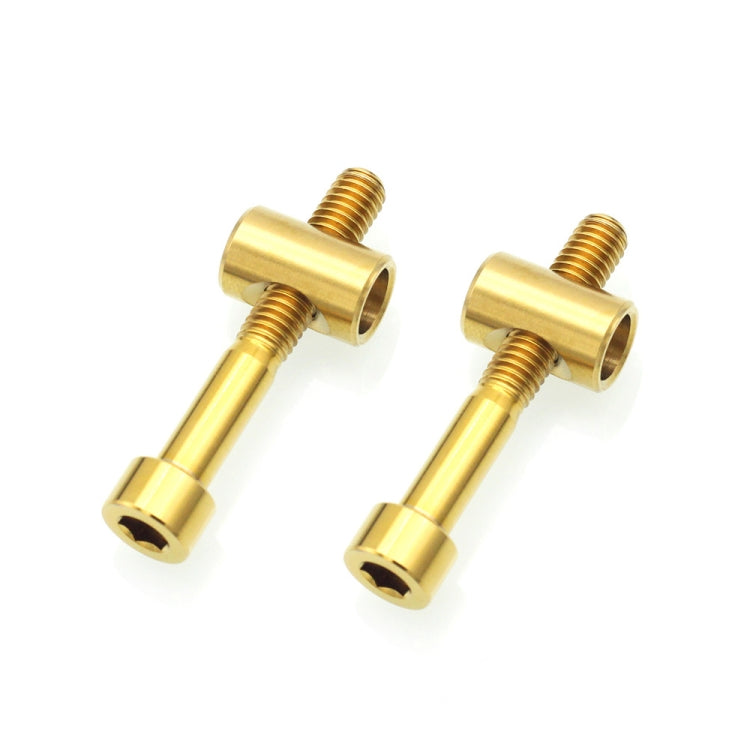 Bicycle Titanium Alloy Seat Post Locking Screws, Color: M6x40 Gold - Bicycle Saddle by PMC TechLife | Online Shopping South Africa | PMC TechLife | Buy Now Pay Later Mobicred