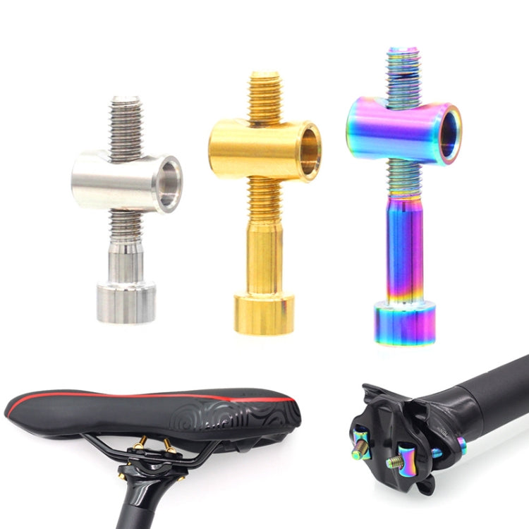 Bicycle Titanium Alloy Seat Post Locking Screws, Color: M6x30 Gold - Bicycle Saddle by PMC TechLife | Online Shopping South Africa | PMC TechLife | Buy Now Pay Later Mobicred