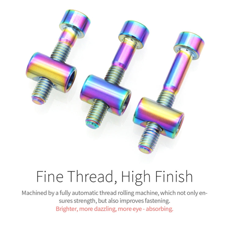 Bicycle Titanium Alloy Seat Post Locking Screws, Color: M6x40 Titanium - Bicycle Saddle by PMC TechLife | Online Shopping South Africa | PMC TechLife | Buy Now Pay Later Mobicred