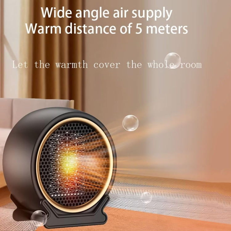 1800W Desktop High-power Two-speed Heater Household Fast Heating Heater, Spec: UK Plug(White) - Electric Heaters by PMC TechLife | Online Shopping South Africa | PMC TechLife | Buy Now Pay Later Mobicred