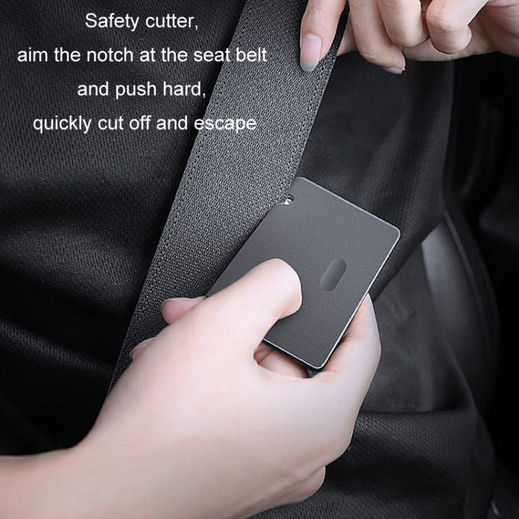 Car Window Breaking Safety Card Emergency Life-Saving Hammer(8.5x5.5cm) - Emergency Hammer by PMC TechLife | Online Shopping South Africa | PMC TechLife | Buy Now Pay Later Mobicred